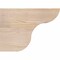 Ekena Millwork Carmel Smooth Rafter Tail, Douglas Fir, 3 1/2"W x 12"H x 16"L RFT04X12X16CAR00SDF - alternate 4